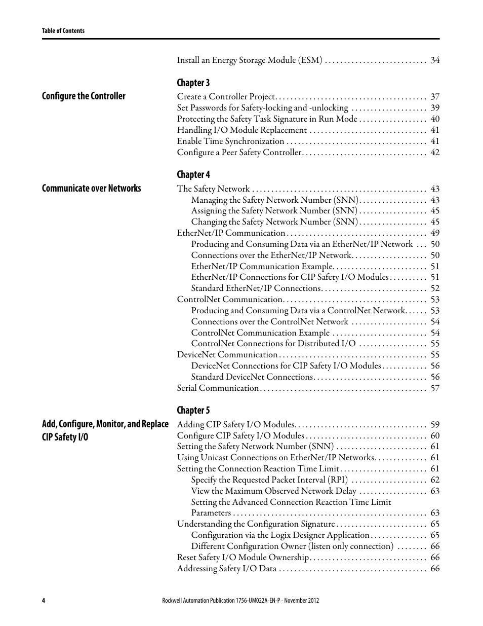 Rockwell Automation 1756-L7x GuardLogix 5570 Controllers User Manual | Page 4 / 144