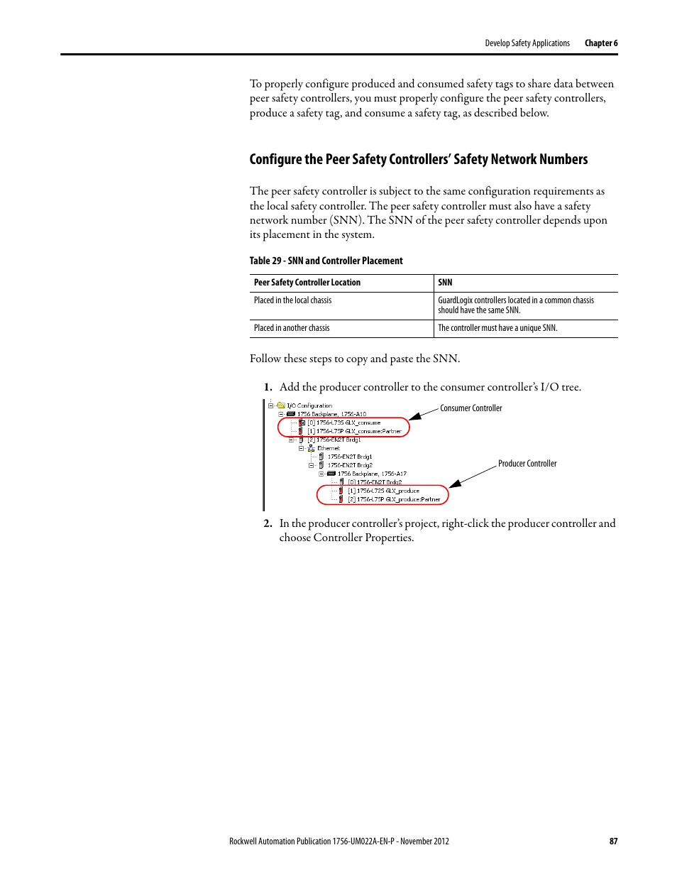 Rockwell Automation 1756-L7x GuardLogix 5570 Controllers User Manual | Page 87 / 144