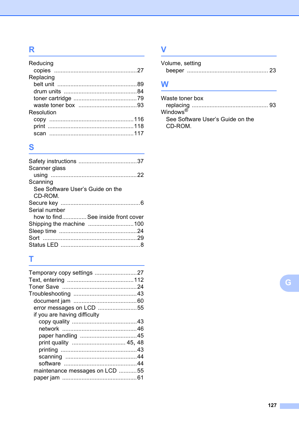 Brother DCP-9010CN User Manual | Page 135 / 136