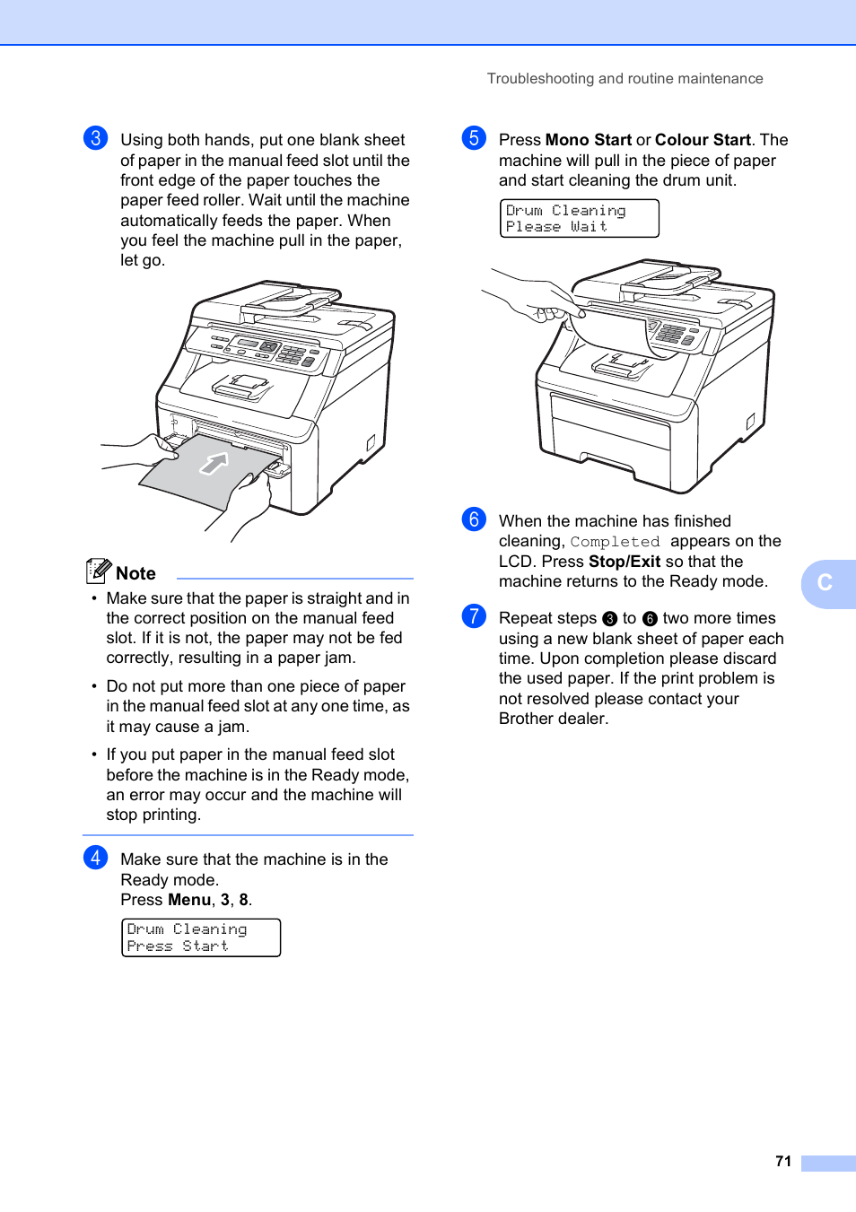 Brother DCP-9010CN User Manual | Page 79 / 136