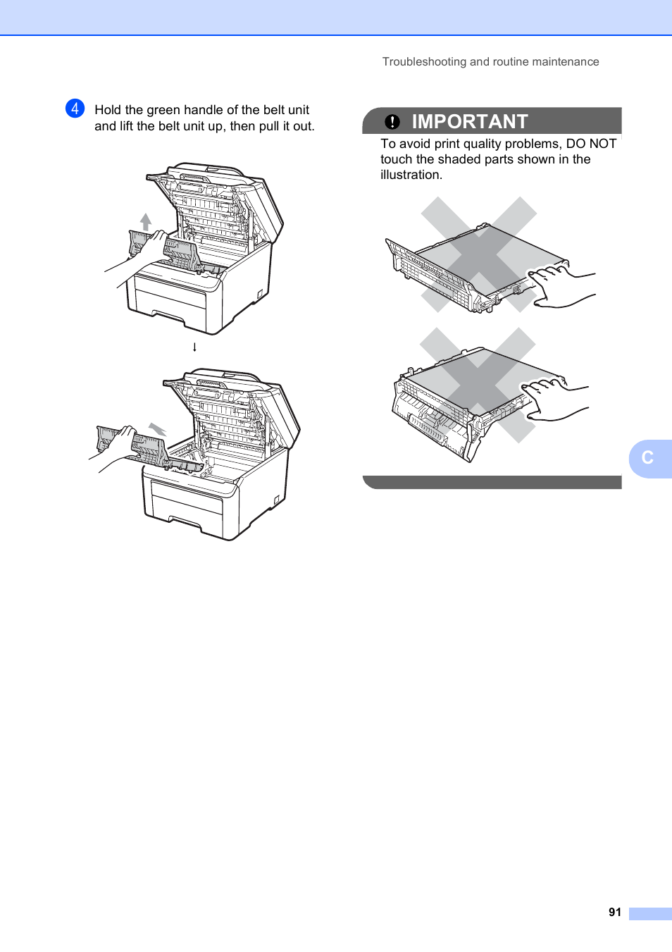 Important | Brother DCP-9010CN User Manual | Page 99 / 136