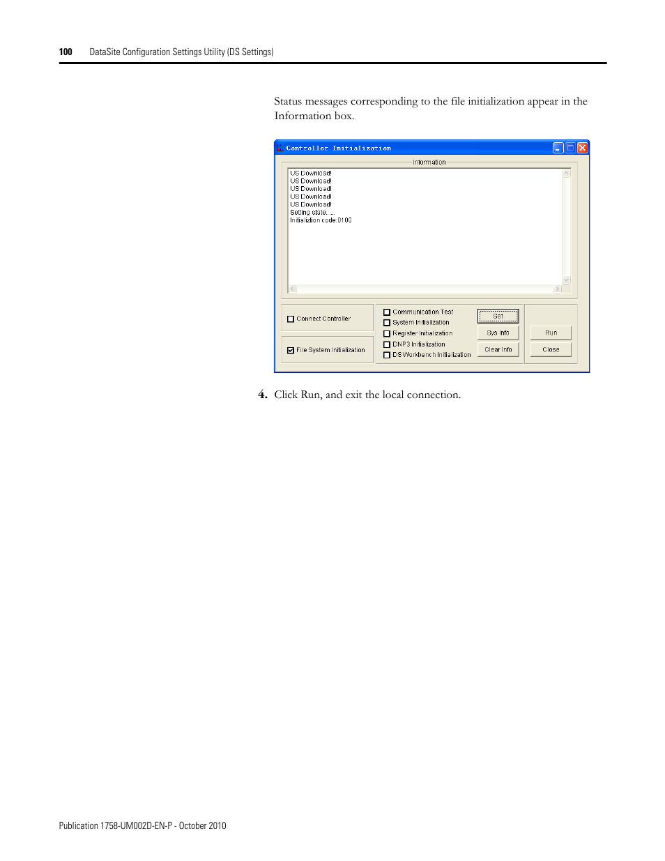 Rockwell Automation 1758-RTU202 DataSite Software User Manual FRN 1.2 User Manual | Page 100 / 348