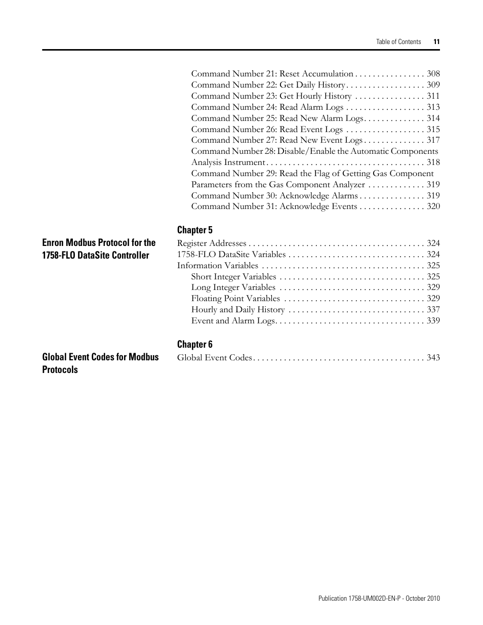 Rockwell Automation 1758-RTU202 DataSite Software User Manual FRN 1.2 User Manual | Page 11 / 348