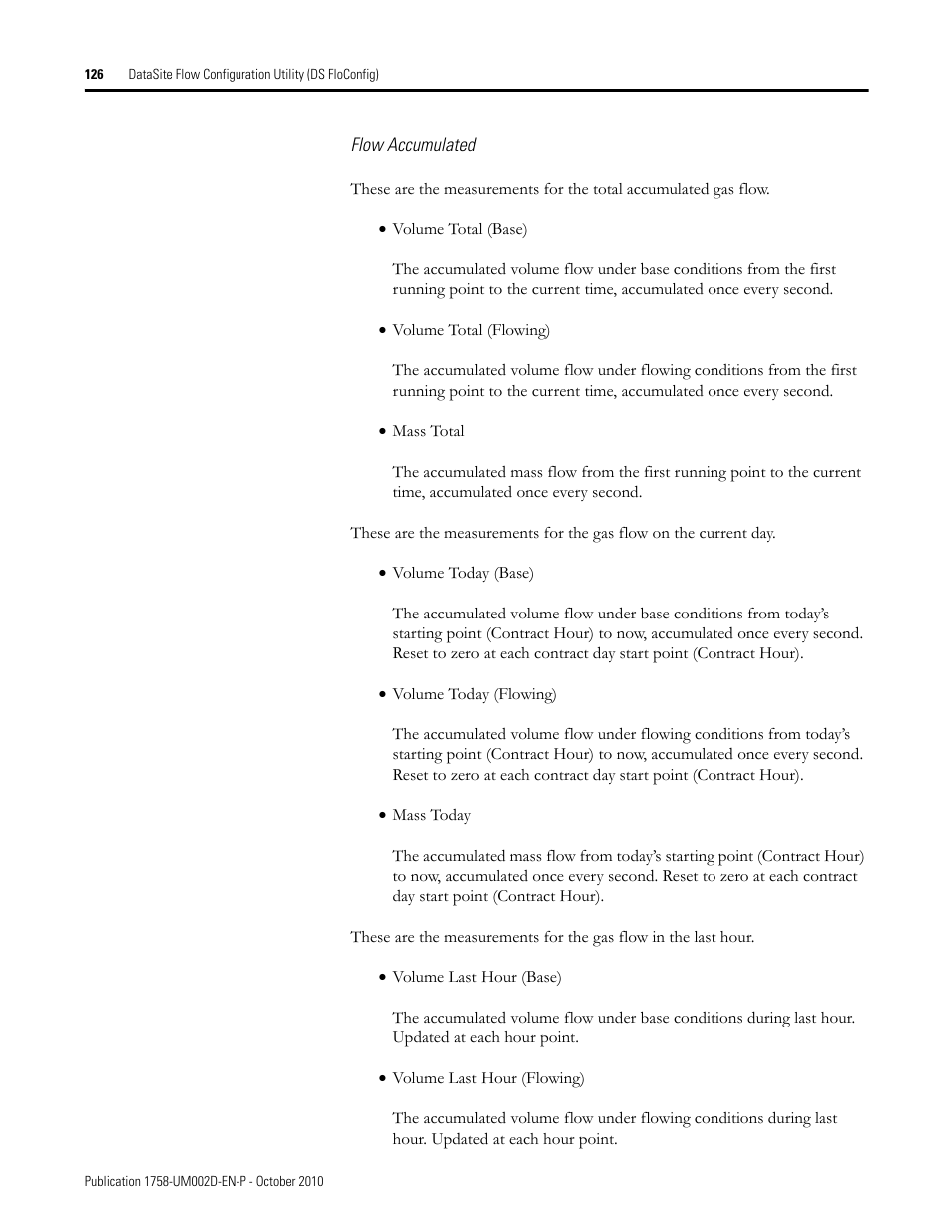 Rockwell Automation 1758-RTU202 DataSite Software User Manual FRN 1.2 User Manual | Page 126 / 348