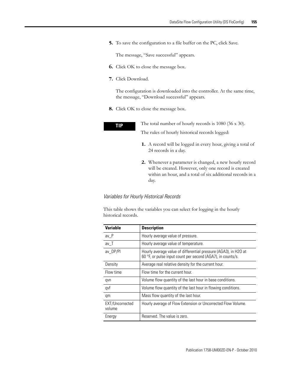 Rockwell Automation 1758-RTU202 DataSite Software User Manual FRN 1.2 User Manual | Page 155 / 348