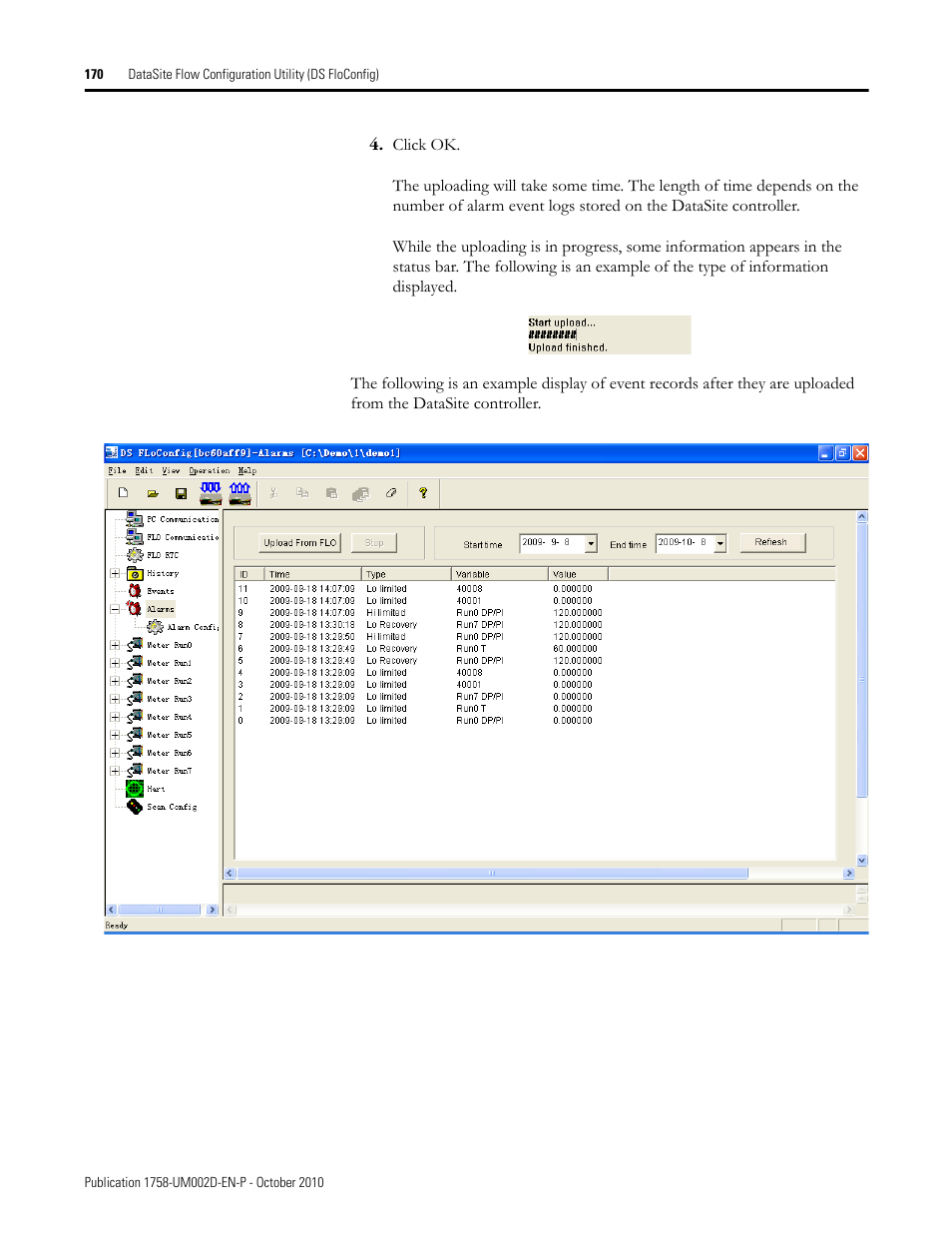 Rockwell Automation 1758-RTU202 DataSite Software User Manual FRN 1.2 User Manual | Page 170 / 348