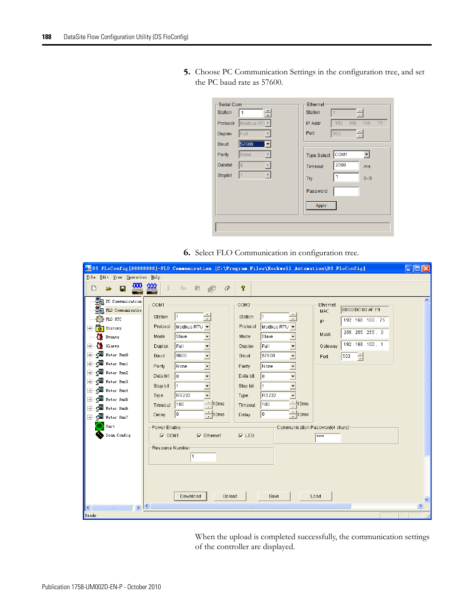 Rockwell Automation 1758-RTU202 DataSite Software User Manual FRN 1.2 User Manual | Page 188 / 348