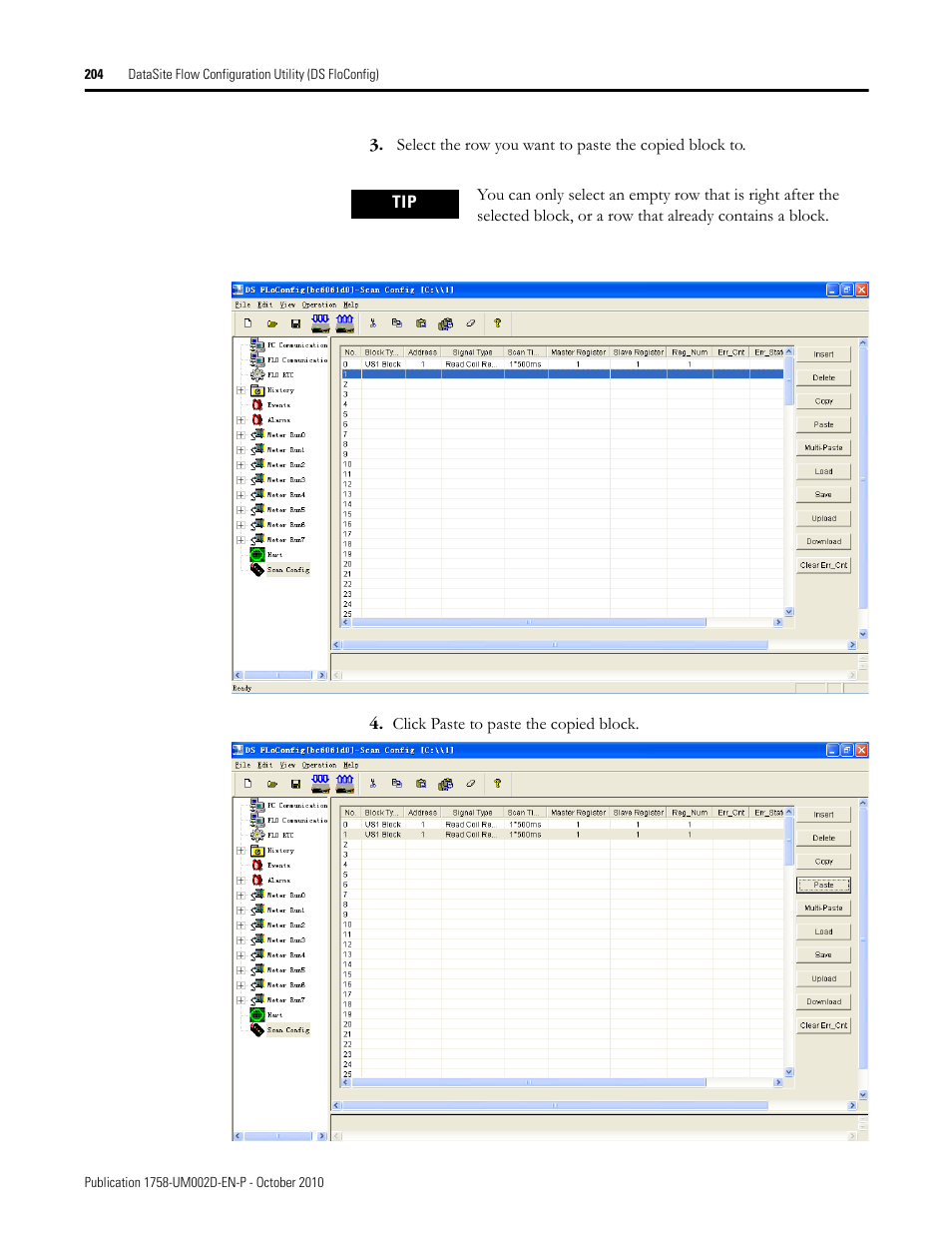 Rockwell Automation 1758-RTU202 DataSite Software User Manual FRN 1.2 User Manual | Page 204 / 348