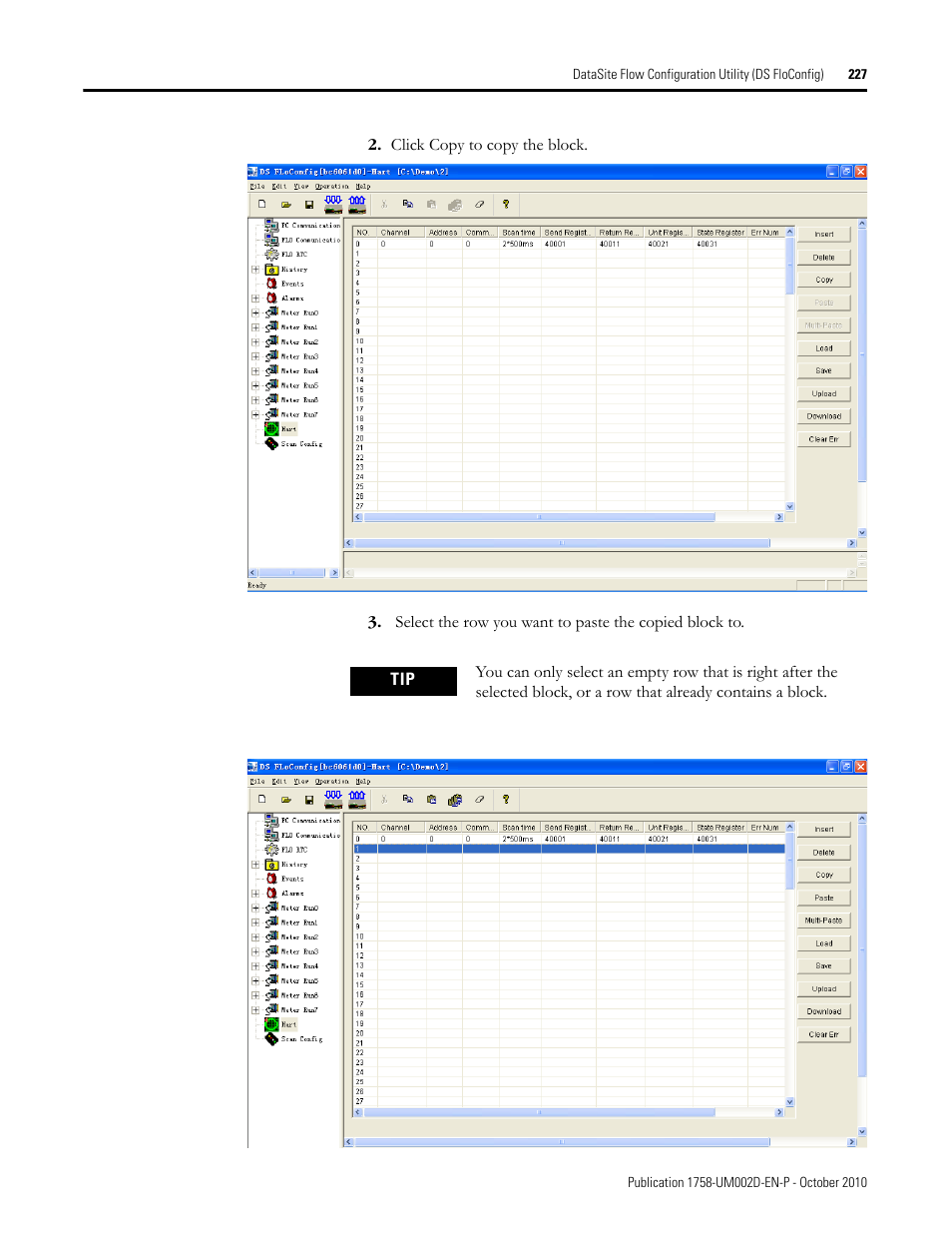 Rockwell Automation 1758-RTU202 DataSite Software User Manual FRN 1.2 User Manual | Page 227 / 348