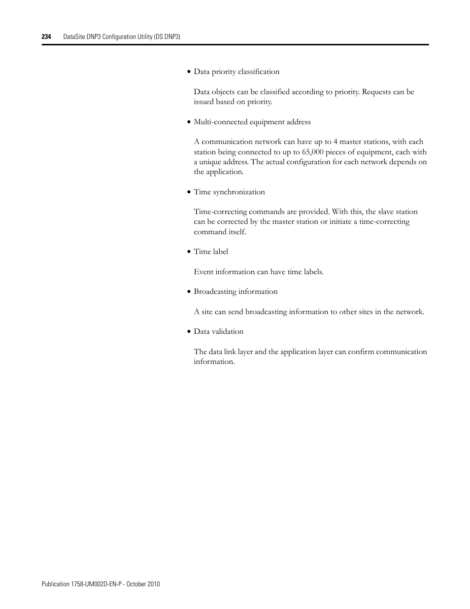 Rockwell Automation 1758-RTU202 DataSite Software User Manual FRN 1.2 User Manual | Page 234 / 348