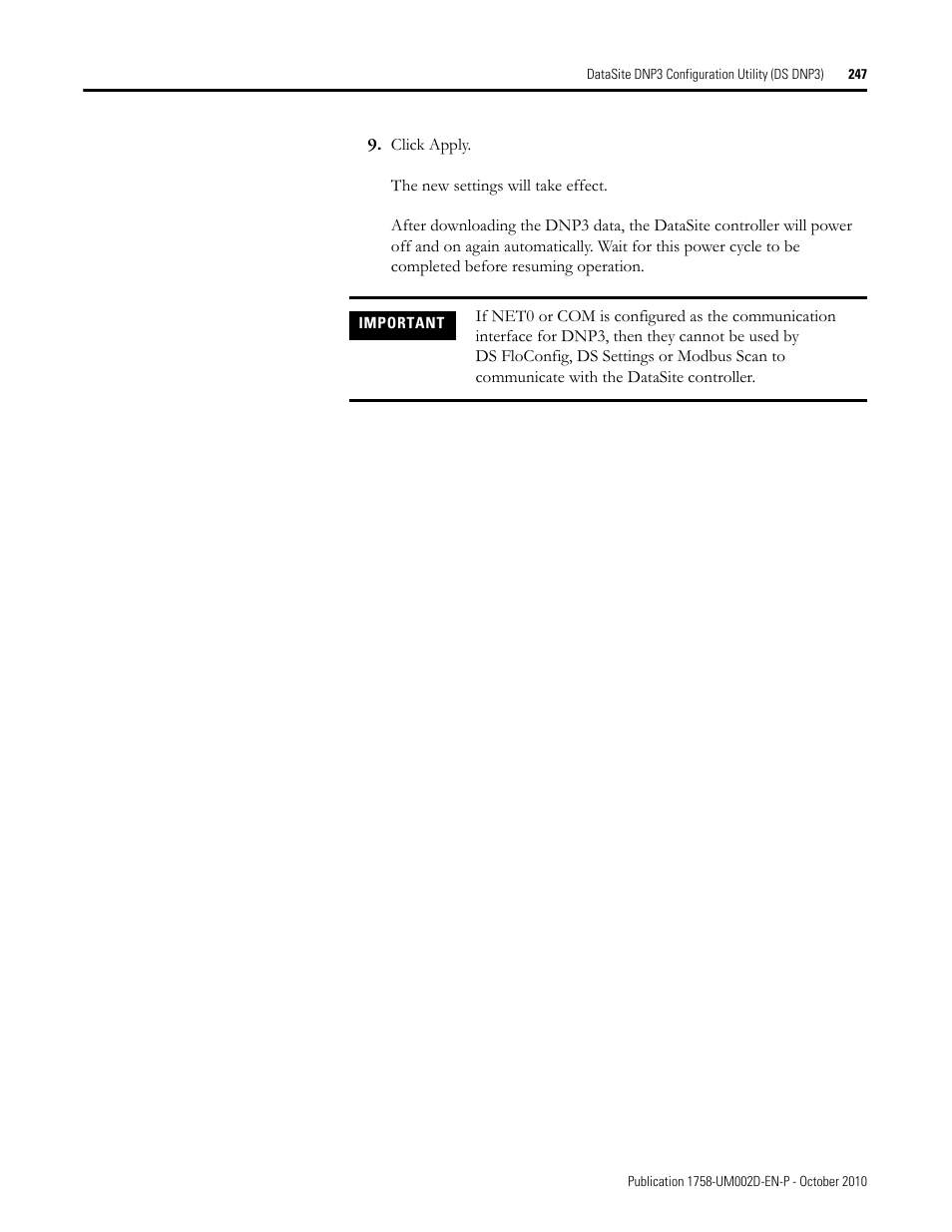 Rockwell Automation 1758-RTU202 DataSite Software User Manual FRN 1.2 User Manual | Page 247 / 348