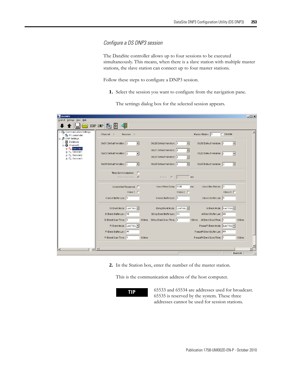 Rockwell Automation 1758-RTU202 DataSite Software User Manual FRN 1.2 User Manual | Page 253 / 348