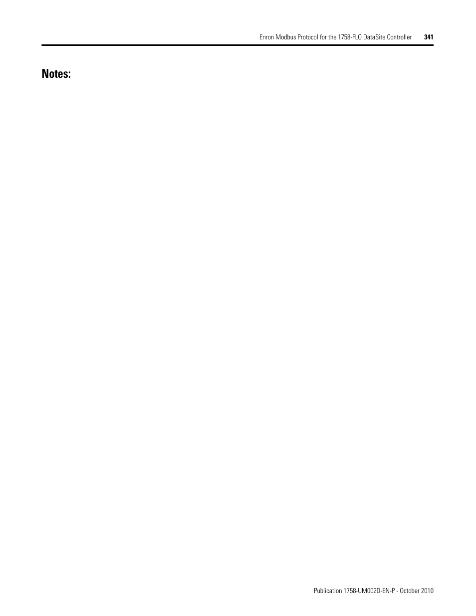 Rockwell Automation 1758-RTU202 DataSite Software User Manual FRN 1.2 User Manual | Page 341 / 348
