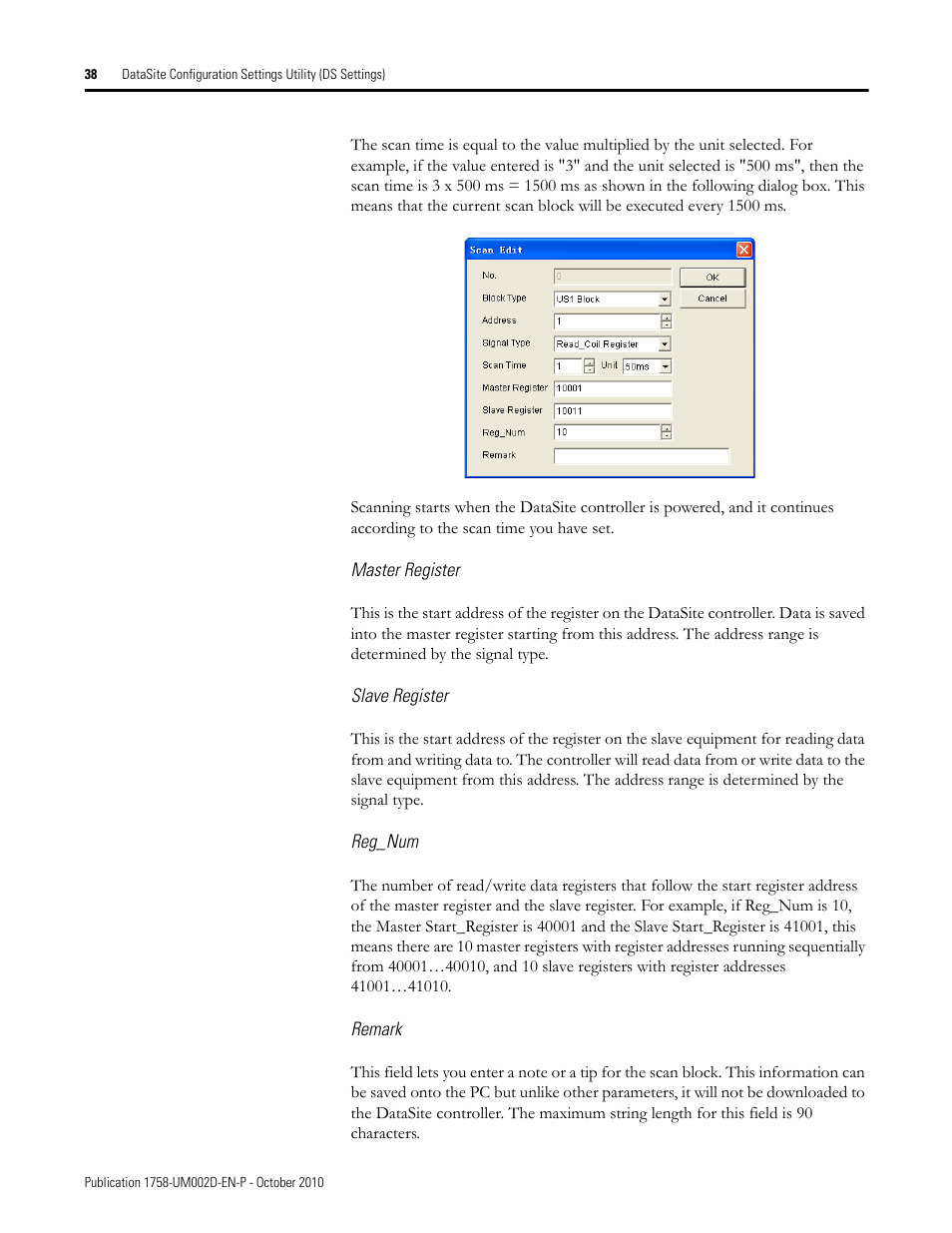Rockwell Automation 1758-RTU202 DataSite Software User Manual FRN 1.2 User Manual | Page 38 / 348
