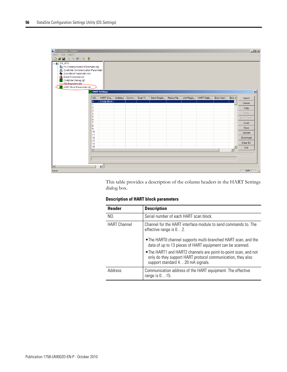 Rockwell Automation 1758-RTU202 DataSite Software User Manual FRN 1.2 User Manual | Page 56 / 348