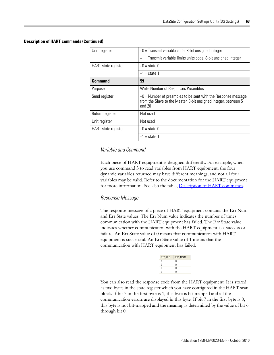 Rockwell Automation 1758-RTU202 DataSite Software User Manual FRN 1.2 User Manual | Page 63 / 348
