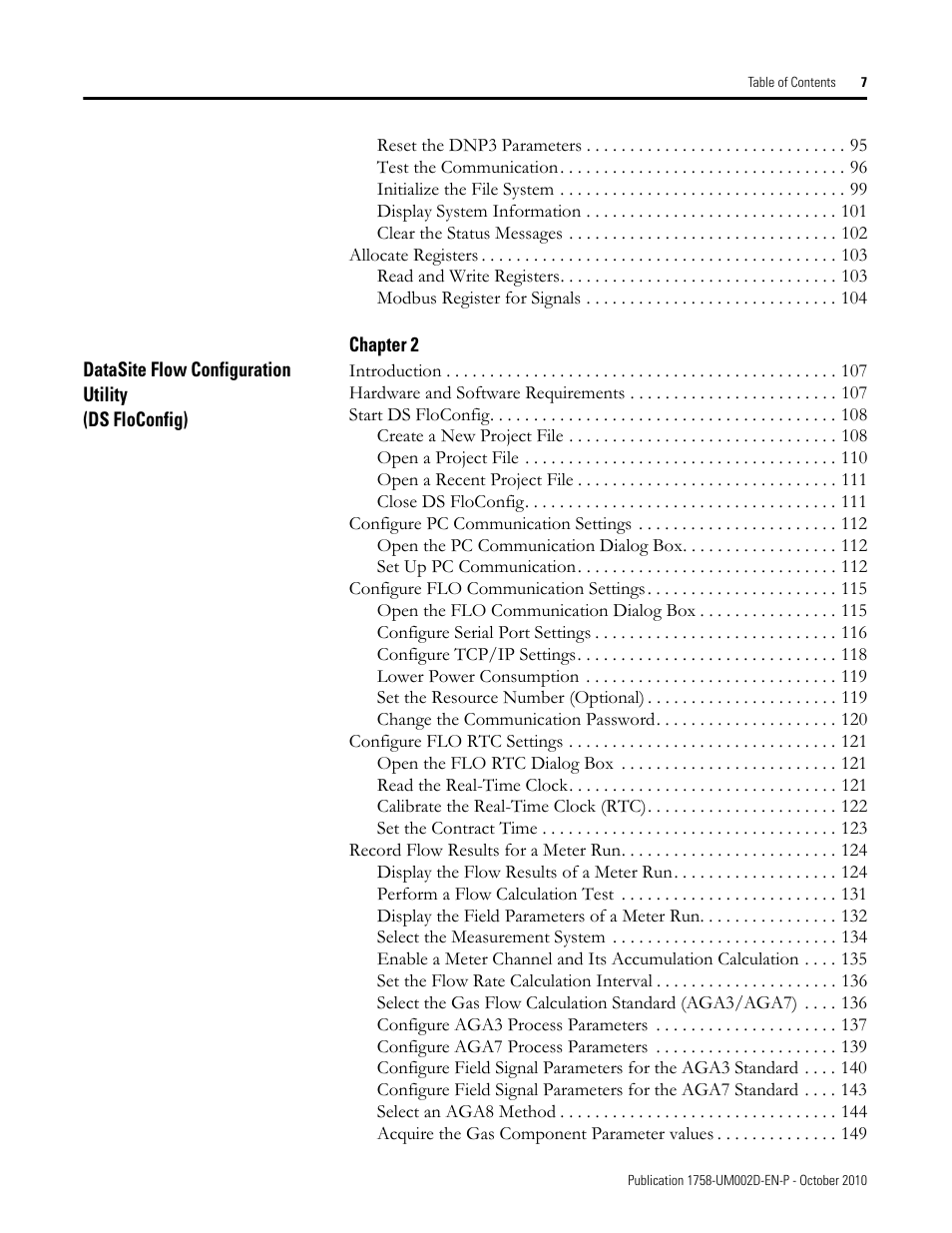 Rockwell Automation 1758-RTU202 DataSite Software User Manual FRN 1.2 User Manual | Page 7 / 348