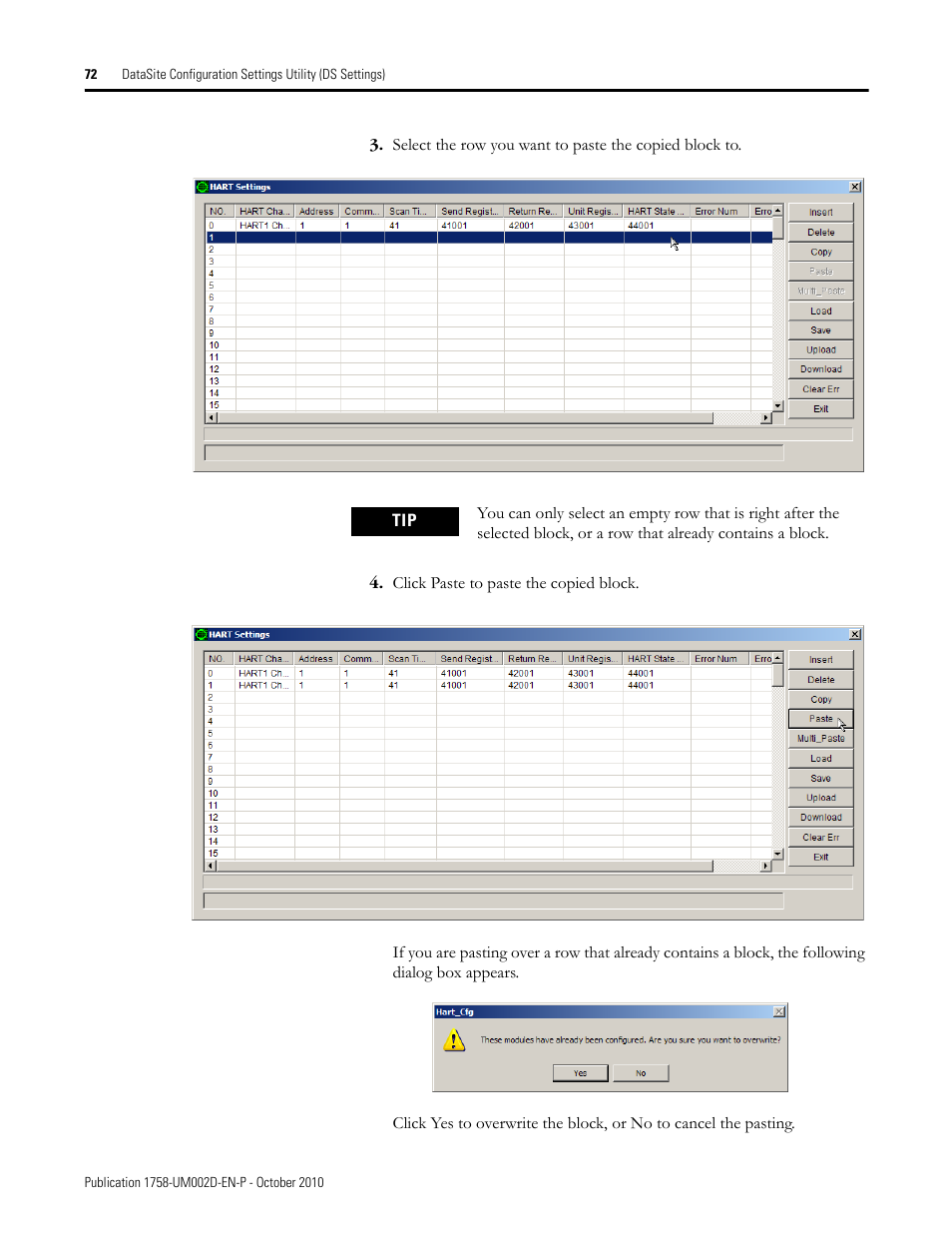 Rockwell Automation 1758-RTU202 DataSite Software User Manual FRN 1.2 User Manual | Page 72 / 348