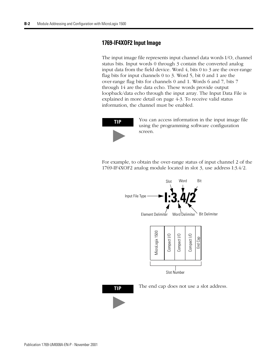 I:3.4/2 | Rockwell Automation 1769-IF4XOF2 Compact 8-Bit Low Resolution Analog I/O Combination Module User Manual | Page 74 / 104