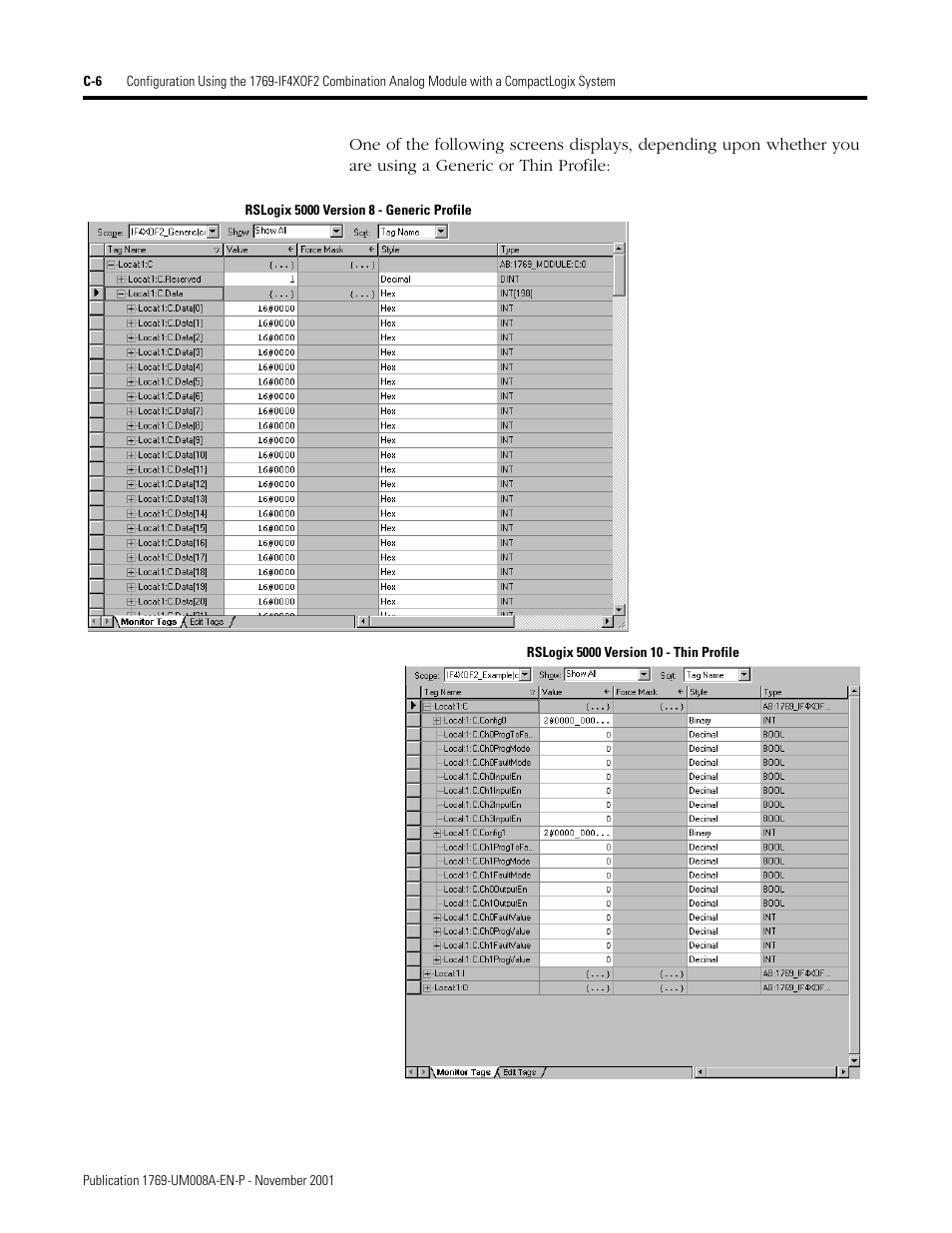 Rockwell Automation 1769-IF4XOF2 Compact 8-Bit Low Resolution Analog I/O Combination Module User Manual | Page 86 / 104