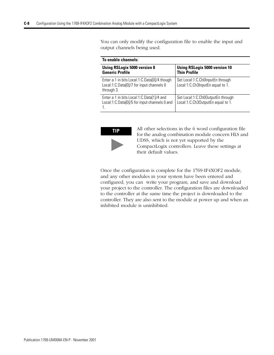 Rockwell Automation 1769-IF4XOF2 Compact 8-Bit Low Resolution Analog I/O Combination Module User Manual | Page 88 / 104