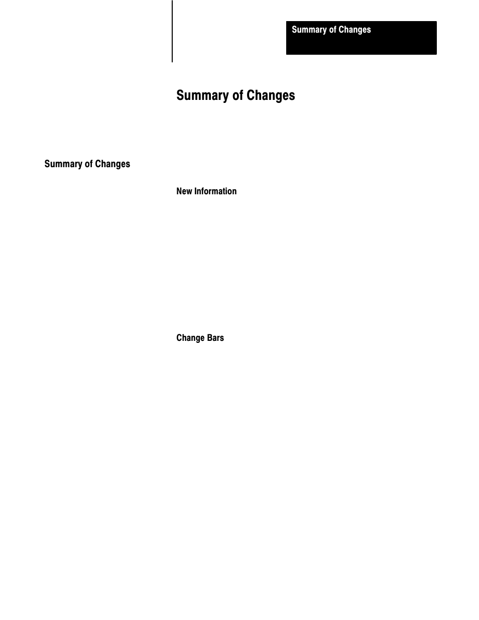 Summary of changes | Rockwell Automation 1785-KA5P/B DHP COMM. ADAPATER MOD. User Manual | Page 3 / 48