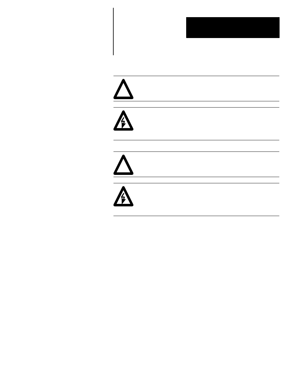 Warnings and cautions | Rockwell Automation 1747-DSN DISTRIBUTED I/O SCANNER User Manual | Page 7 / 40