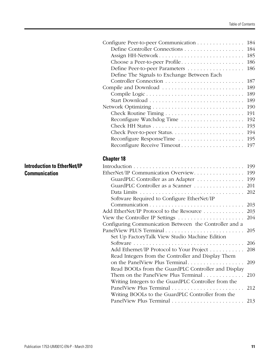 Rockwell Automation 1755-OF8 GuardPLC Controller Systems User Manual | Page 11 / 356