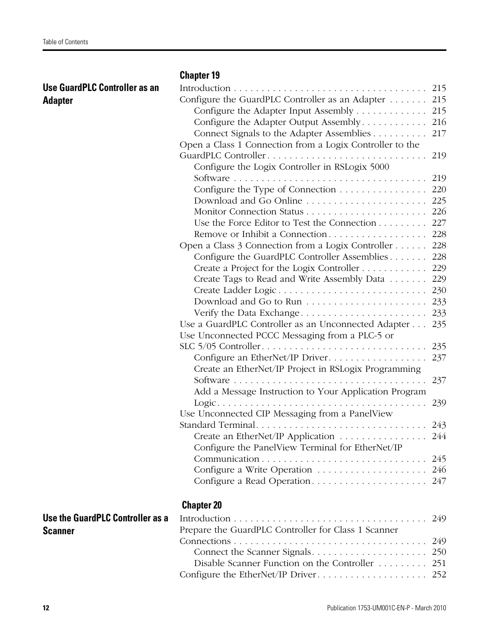 Rockwell Automation 1755-OF8 GuardPLC Controller Systems User Manual | Page 12 / 356
