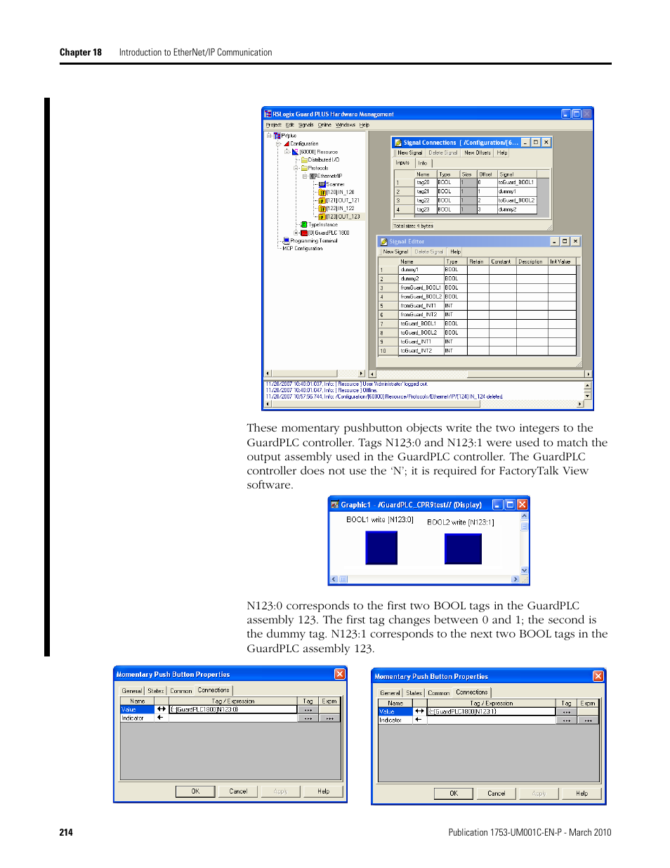 Rockwell Automation 1755-OF8 GuardPLC Controller Systems User Manual | Page 214 / 356