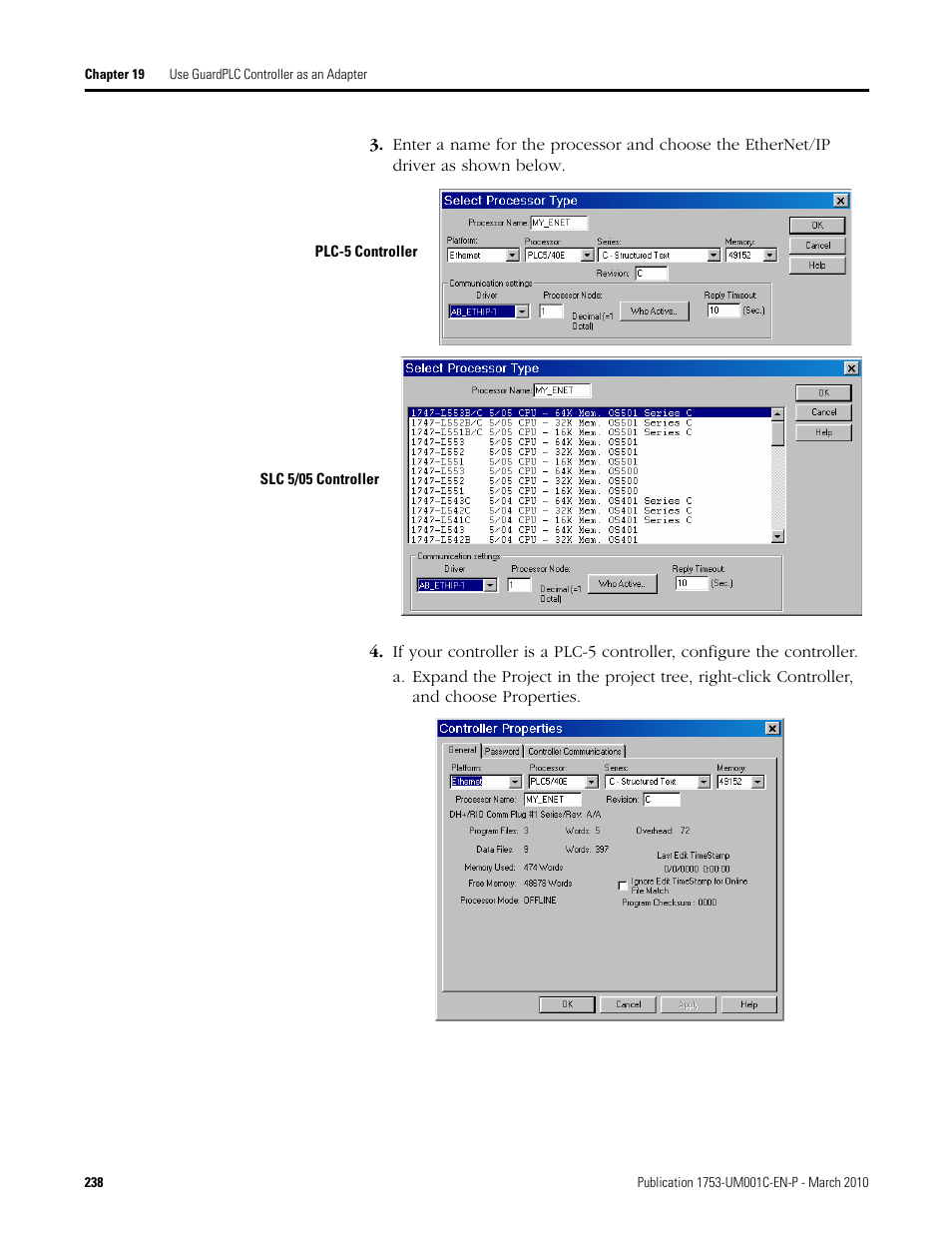 Rockwell Automation 1755-OF8 GuardPLC Controller Systems User Manual | Page 238 / 356