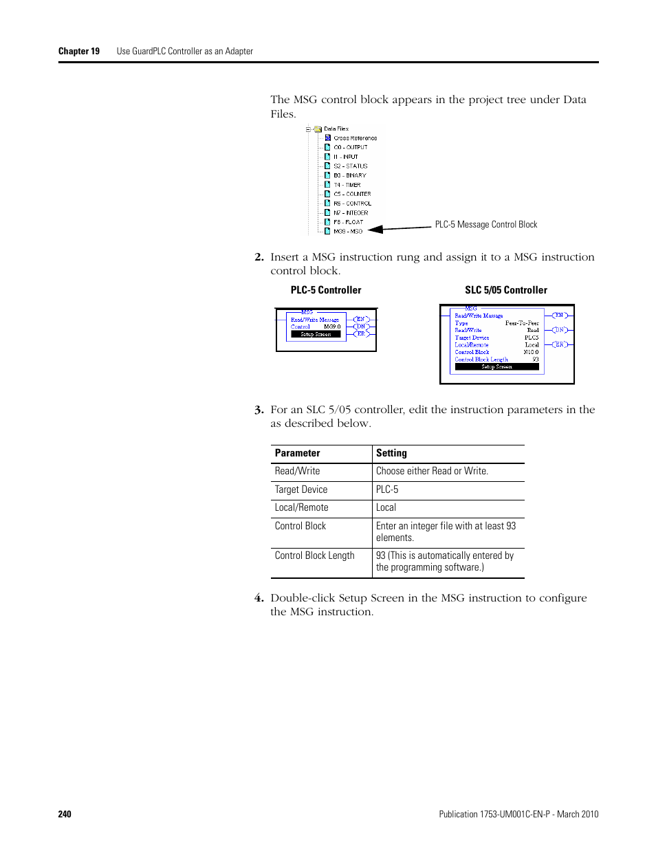 Rockwell Automation 1755-OF8 GuardPLC Controller Systems User Manual | Page 240 / 356