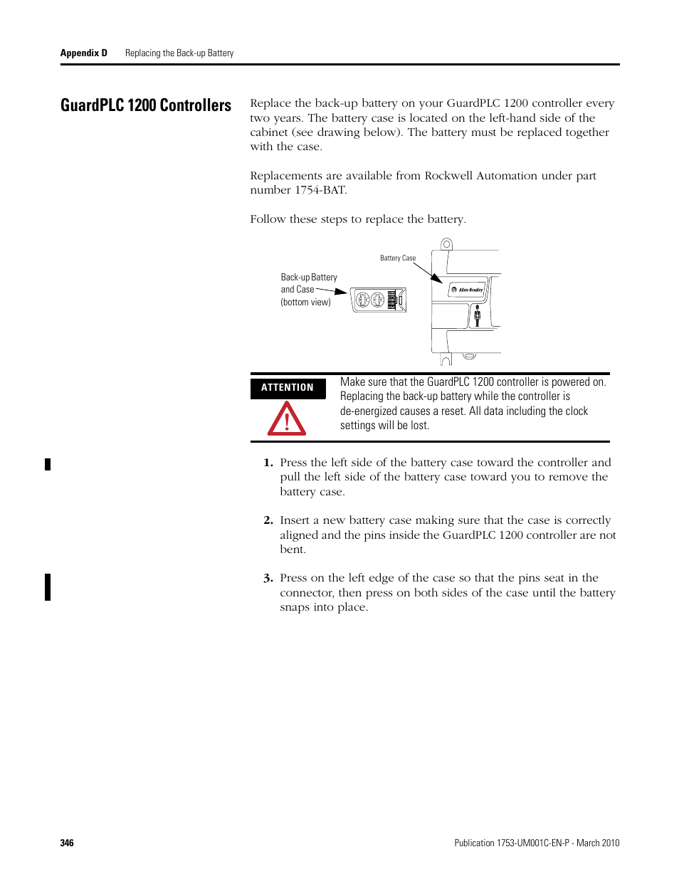 Guardplc 1200 controllers | Rockwell Automation 1755-OF8 GuardPLC Controller Systems User Manual | Page 346 / 356