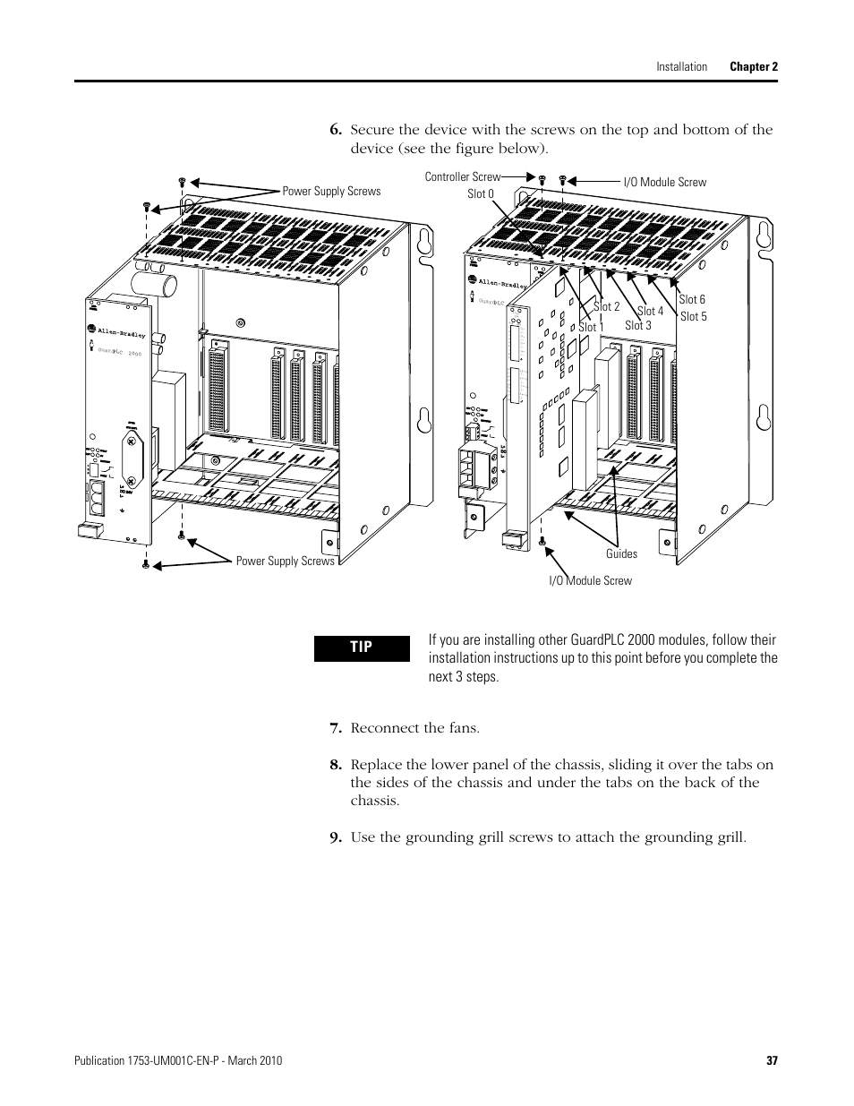 Quality | Rockwell Automation 1755-OF8 GuardPLC Controller Systems User Manual | Page 37 / 356