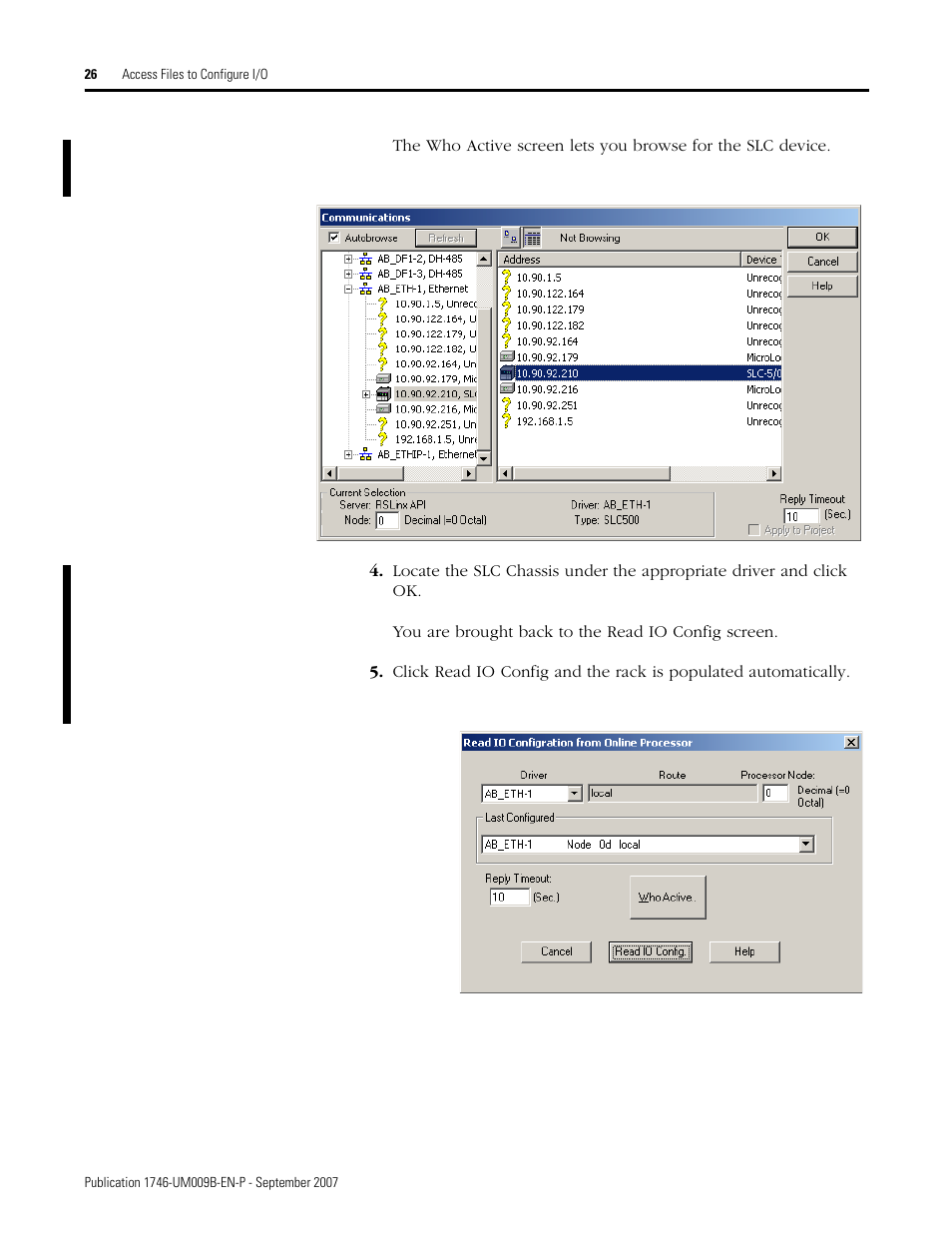 Rockwell Automation 1746-FIO4V SLC 500 Fast Analog I/O/ User Manual User Manual | Page 26 / 94