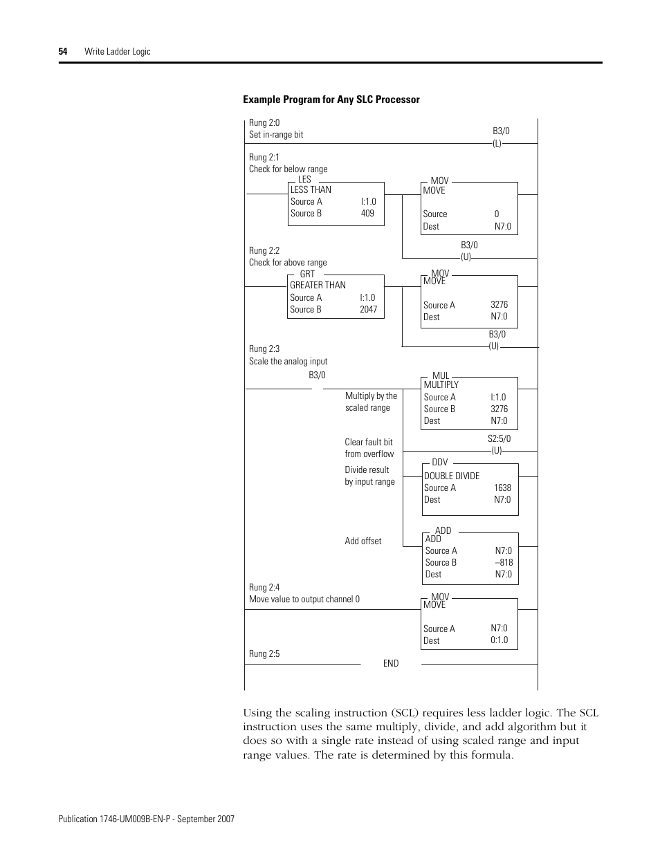 Rockwell Automation 1746-FIO4V SLC 500 Fast Analog I/O/ User Manual User Manual | Page 54 / 94