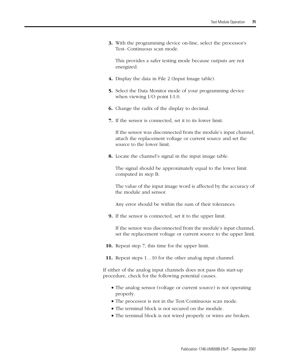 Rockwell Automation 1746-FIO4V SLC 500 Fast Analog I/O/ User Manual User Manual | Page 71 / 94