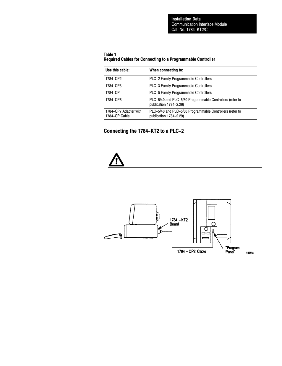 Rockwell Automation 1784-KT2/C INST.DATA COMM.INTERFACE MOD. User Manual | Page 11 / 32