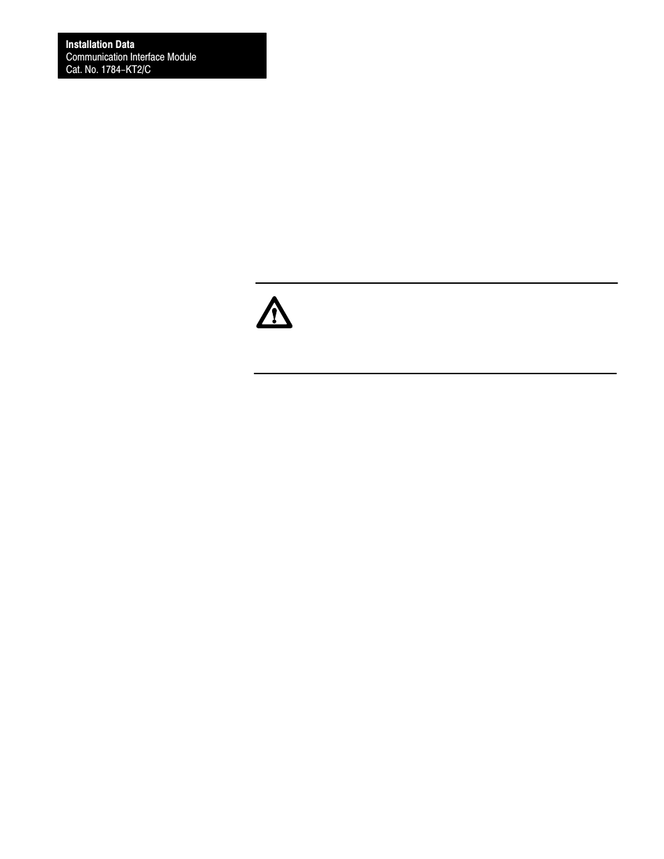 Rockwell Automation 1784-KT2/C INST.DATA COMM.INTERFACE MOD. User Manual | Page 18 / 32