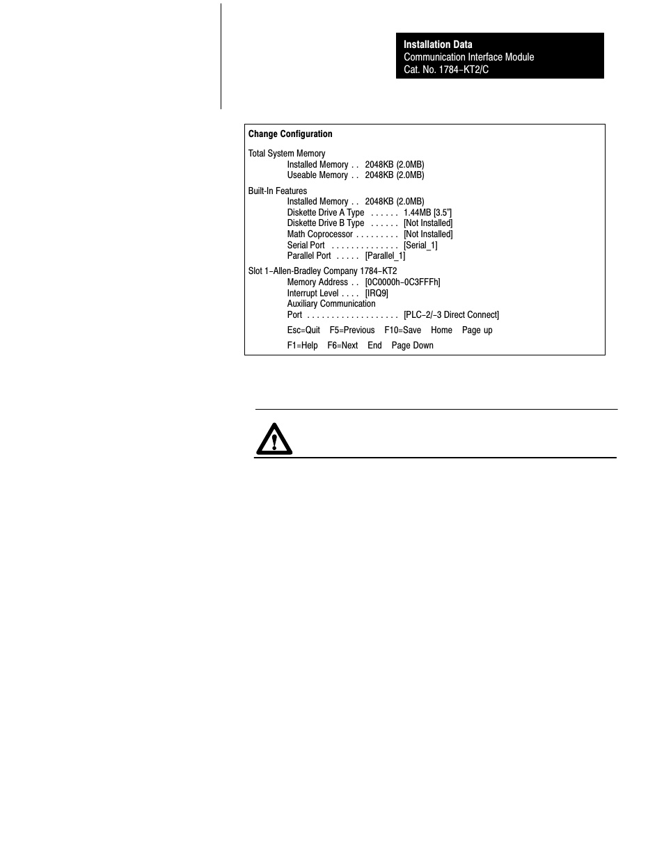 Rockwell Automation 1784-KT2/C INST.DATA COMM.INTERFACE MOD. User Manual | Page 9 / 32