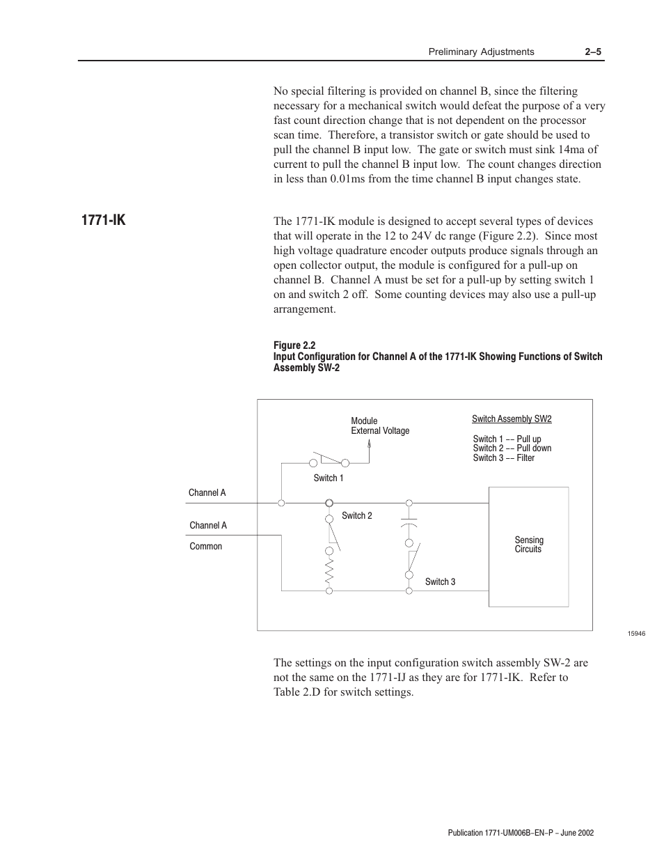 1771ćik | Rockwell Automation 1771-IJ_IK IK ENCODER/COUNTER MODULES User Manual | Page 17 / 68