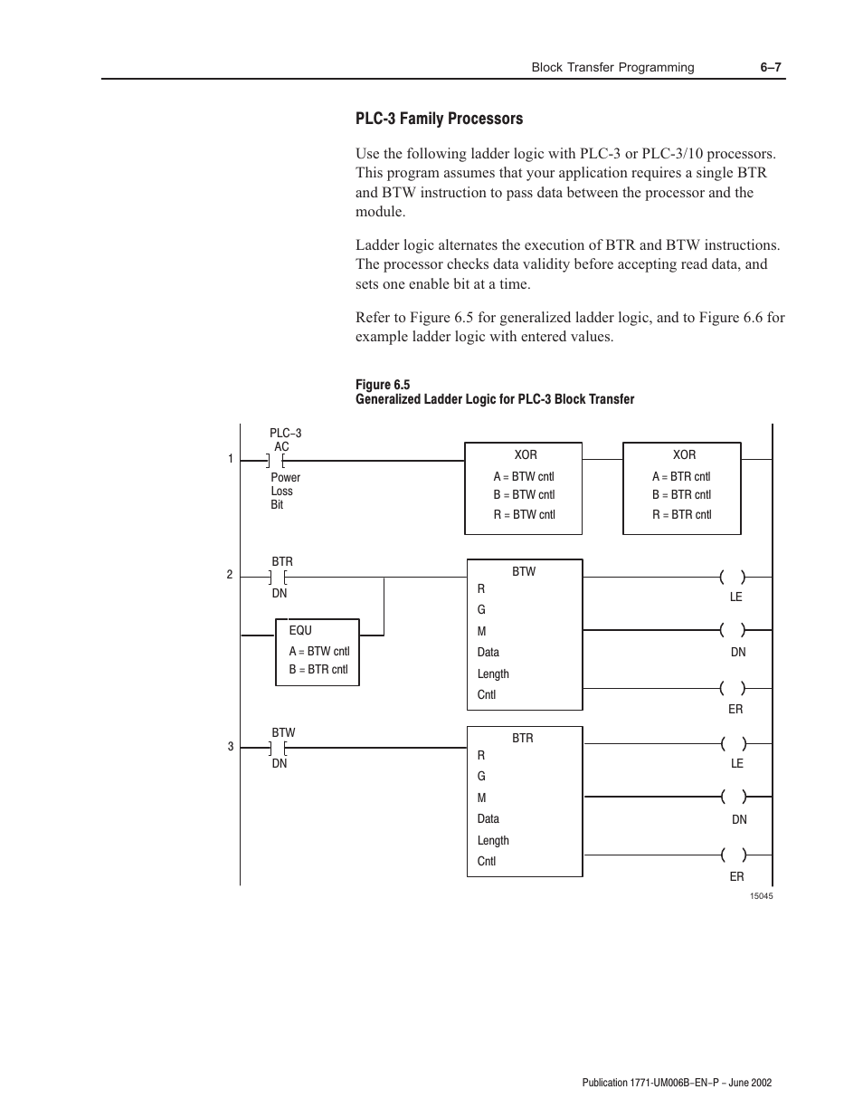 Plcć3 family processors | Rockwell Automation 1771-IJ_IK IK ENCODER/COUNTER MODULES User Manual | Page 51 / 68