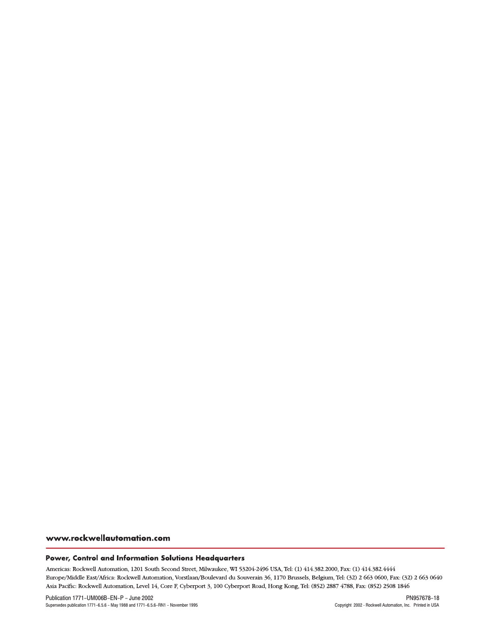 Rockwell Automation 1771-IJ_IK IK ENCODER/COUNTER MODULES User Manual | Page 68 / 68