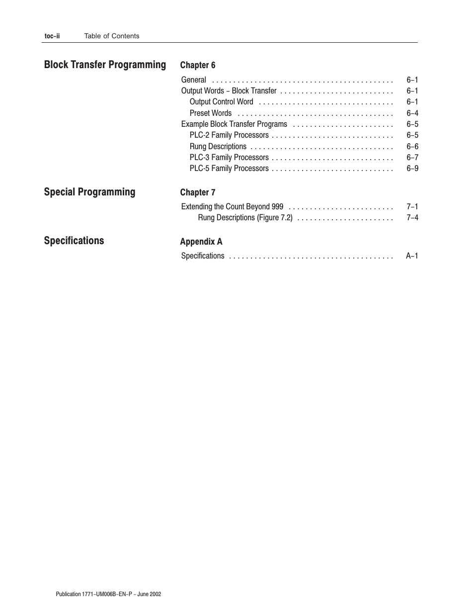 Rockwell Automation 1771-IJ_IK IK ENCODER/COUNTER MODULES User Manual | Page 8 / 68