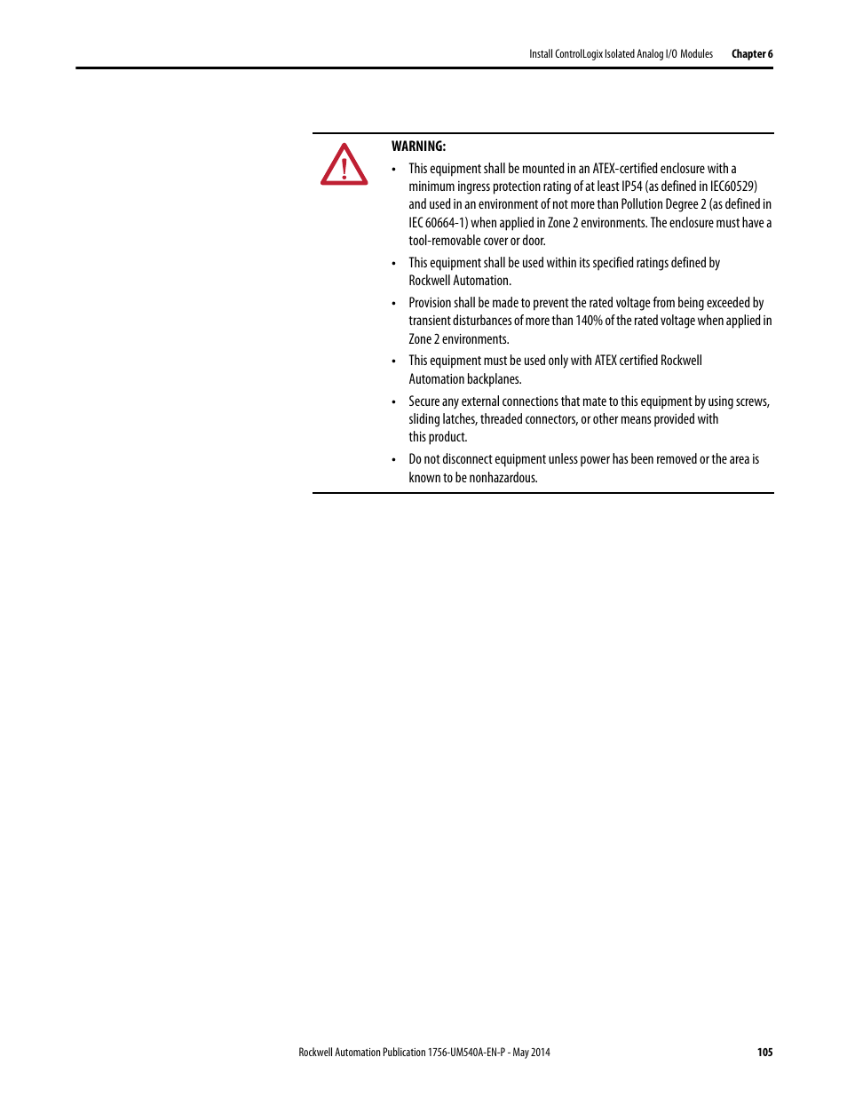 Rockwell Automation 1756-OF8I ControlLogix Eight-channel Isolated Analog I/O Modules  User Manual | Page 105 / 208