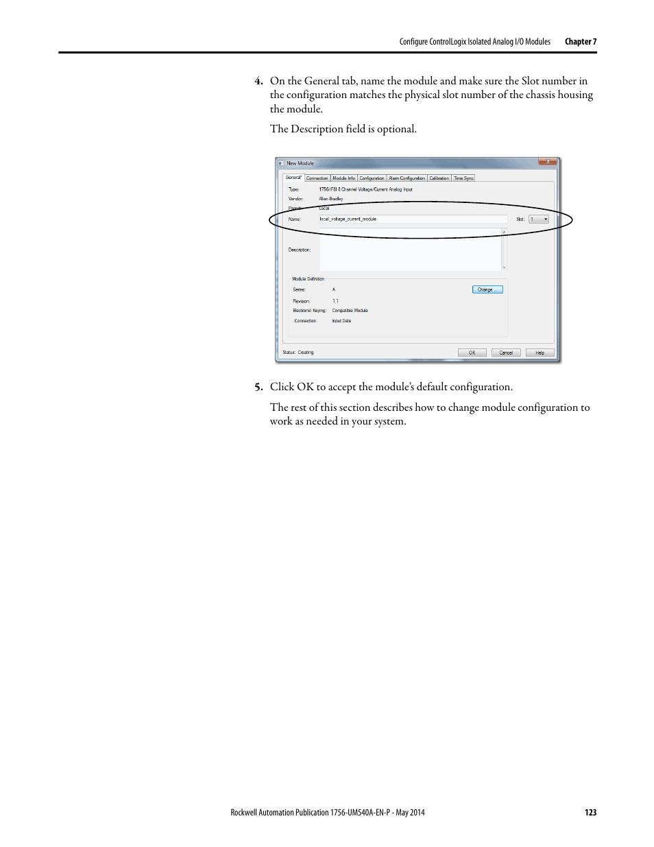 Rockwell Automation 1756-OF8I ControlLogix Eight-channel Isolated Analog I/O Modules  User Manual | Page 123 / 208