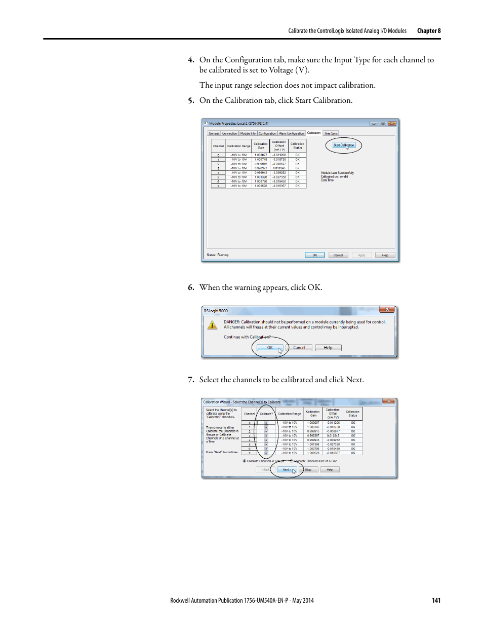 Rockwell Automation 1756-OF8I ControlLogix Eight-channel Isolated Analog I/O Modules  User Manual | Page 141 / 208