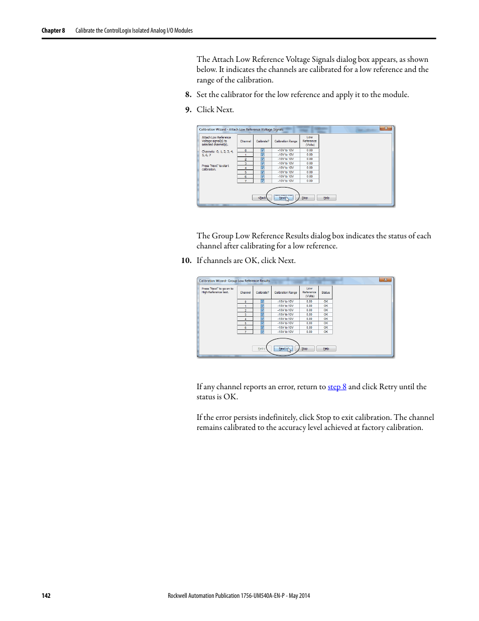 Rockwell Automation 1756-OF8I ControlLogix Eight-channel Isolated Analog I/O Modules  User Manual | Page 142 / 208