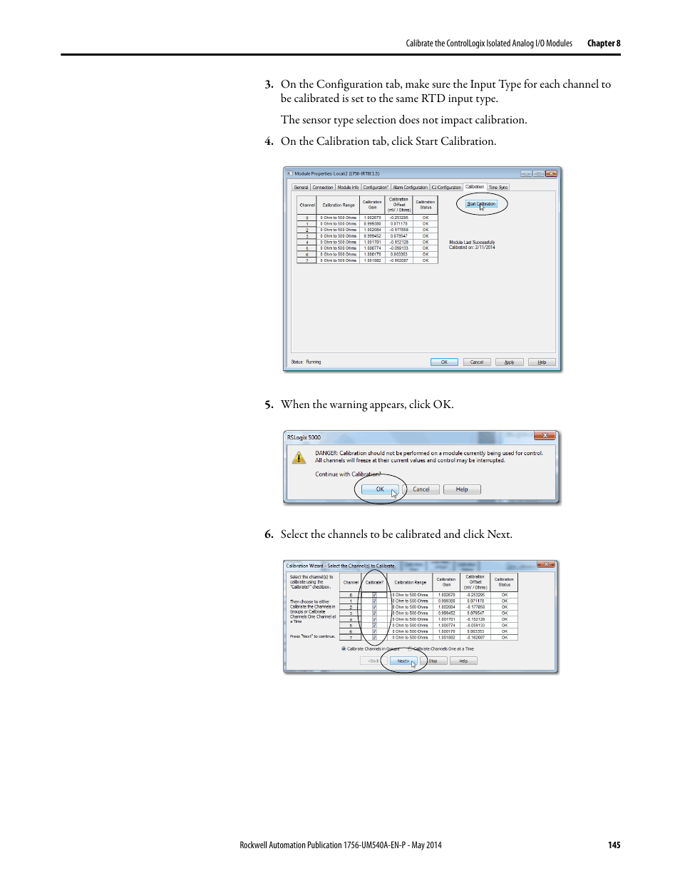 Rockwell Automation 1756-OF8I ControlLogix Eight-channel Isolated Analog I/O Modules  User Manual | Page 145 / 208