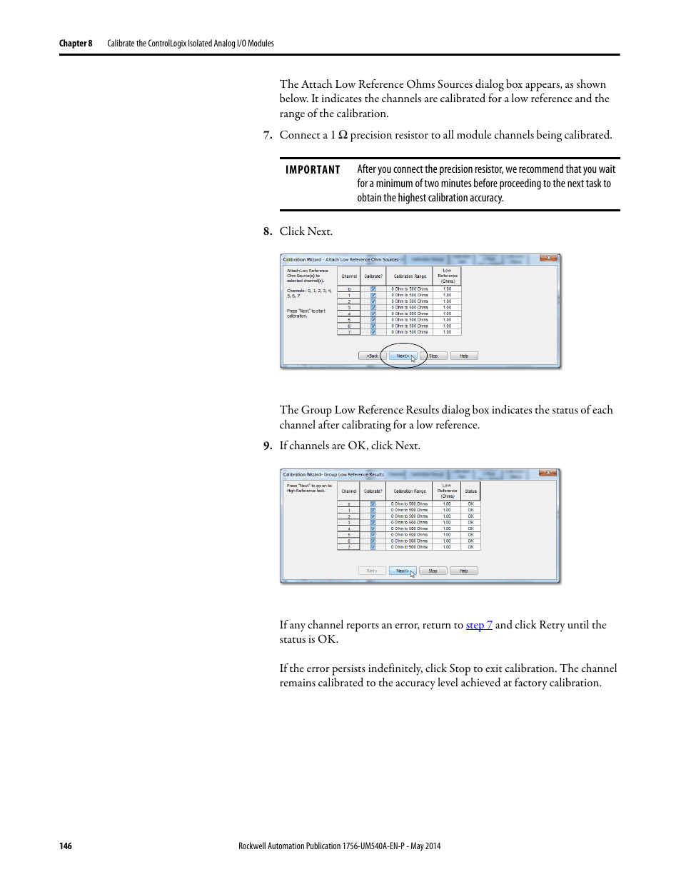 Rockwell Automation 1756-OF8I ControlLogix Eight-channel Isolated Analog I/O Modules  User Manual | Page 146 / 208